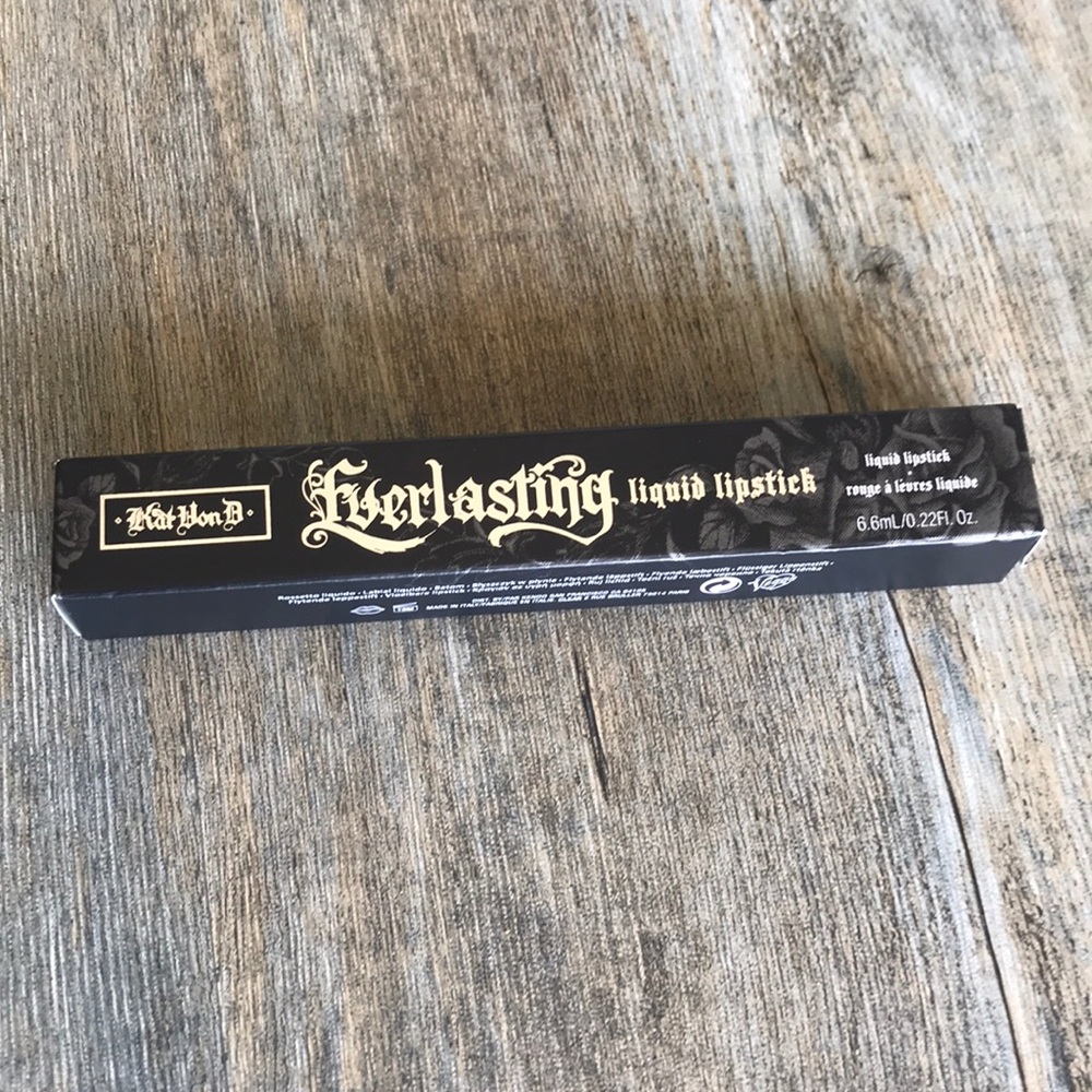 Kat Von D liquid lipstick in Lolita 2
